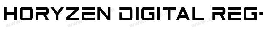 Horyzen Digital Reg字体转换